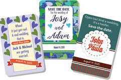 Save the date wedding invitations