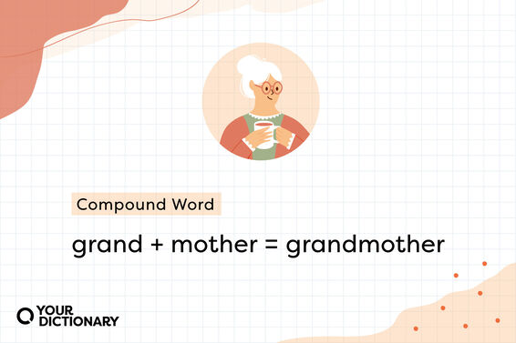 Grandmother Illustration With Compound Word Example